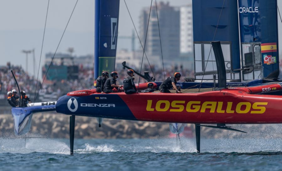 Infarto en SailGP Valencia: España se queda a un punto España SailGP Los Gallos